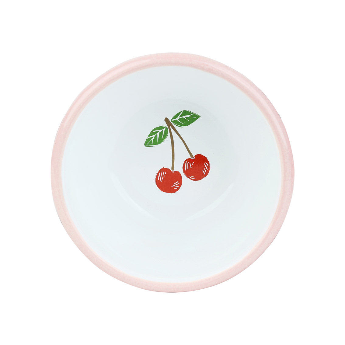 Cherry Red Enamel Bowl - 10cm | Summer Tableware |