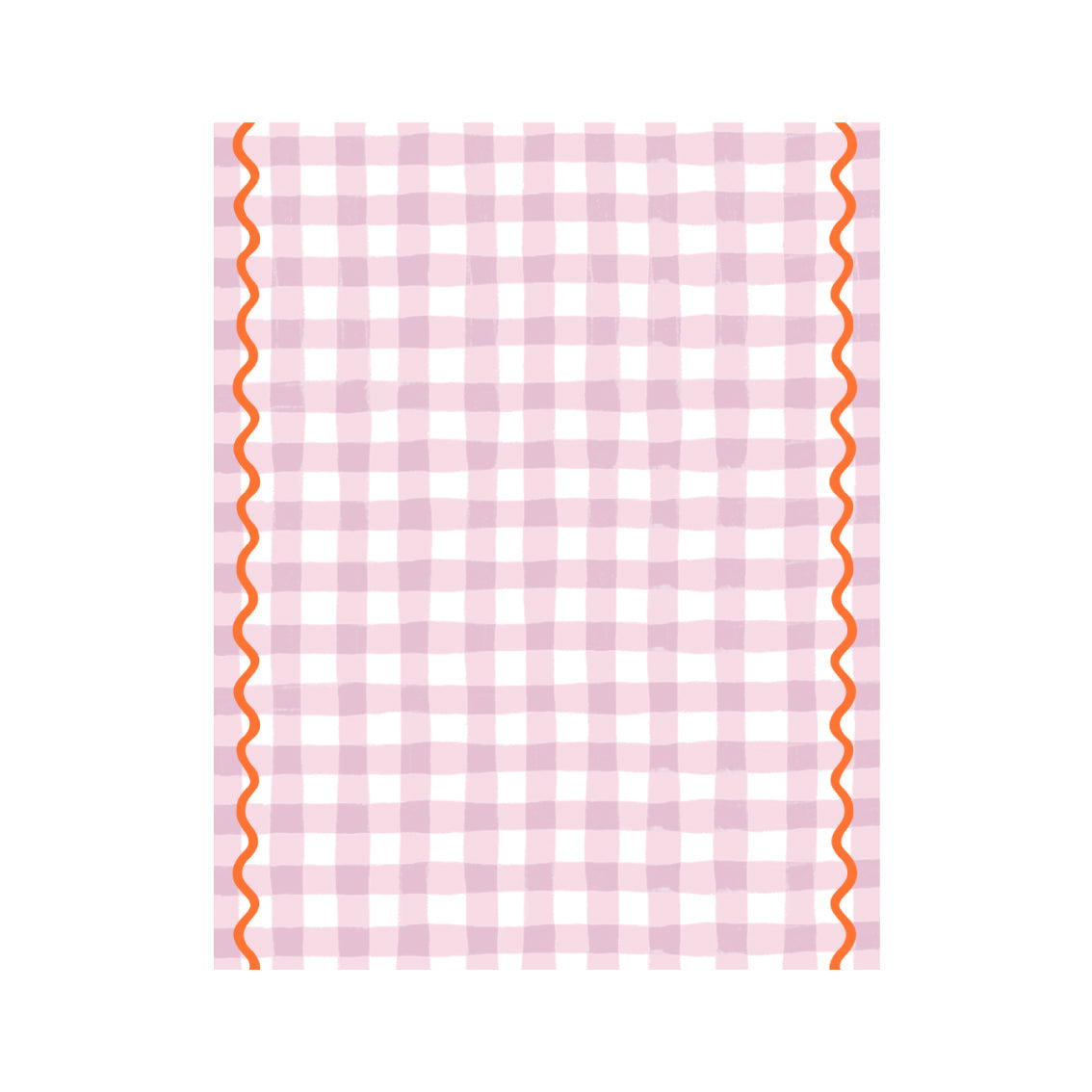 Lilac Gingham Cotton Table Cloth | Party Decor |