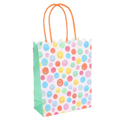 Happy Face Paper Gift Bags - 8 Pack | Party Supplies |