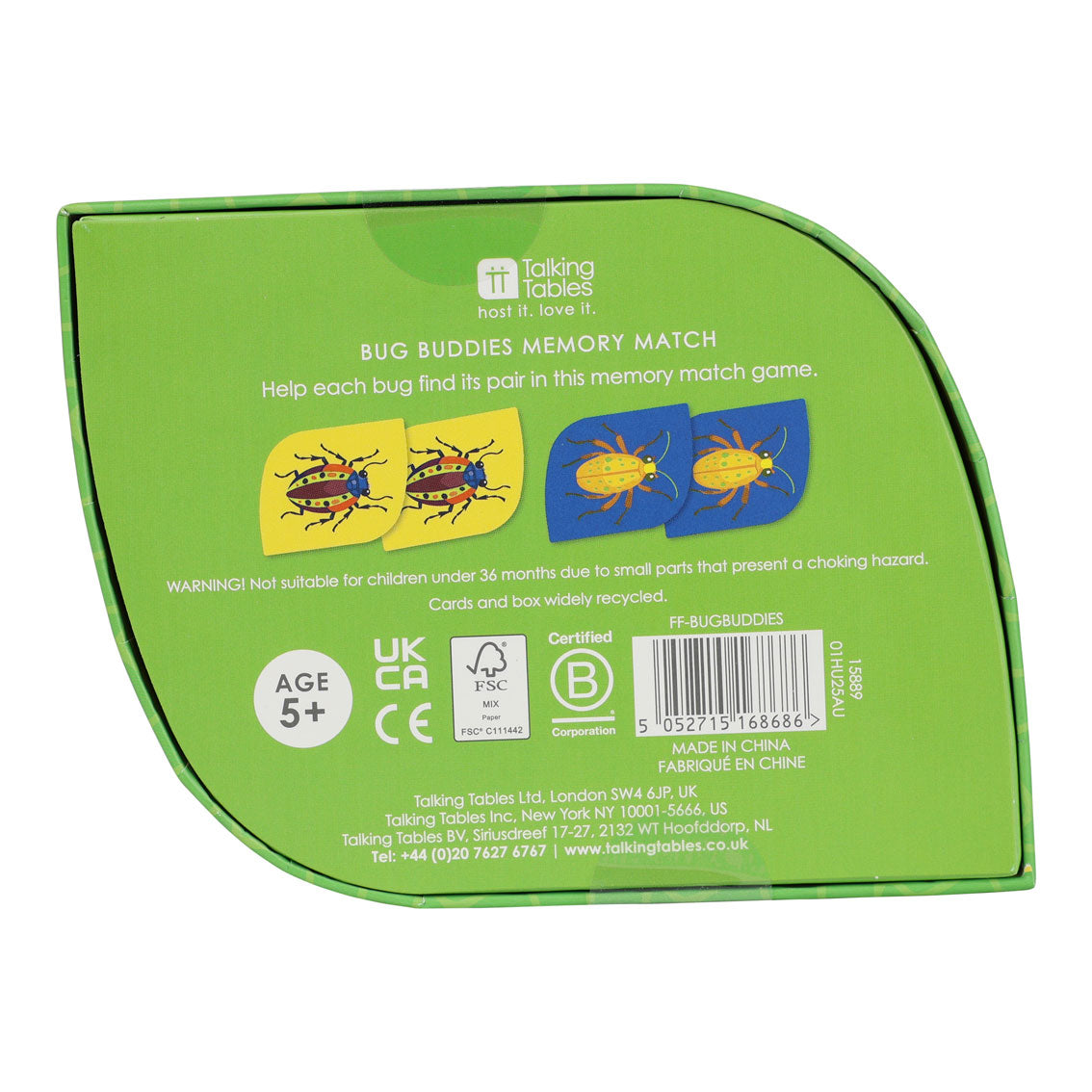 Leaf Bug Matching Kids Game - 6 Unit Display | Travel Games |