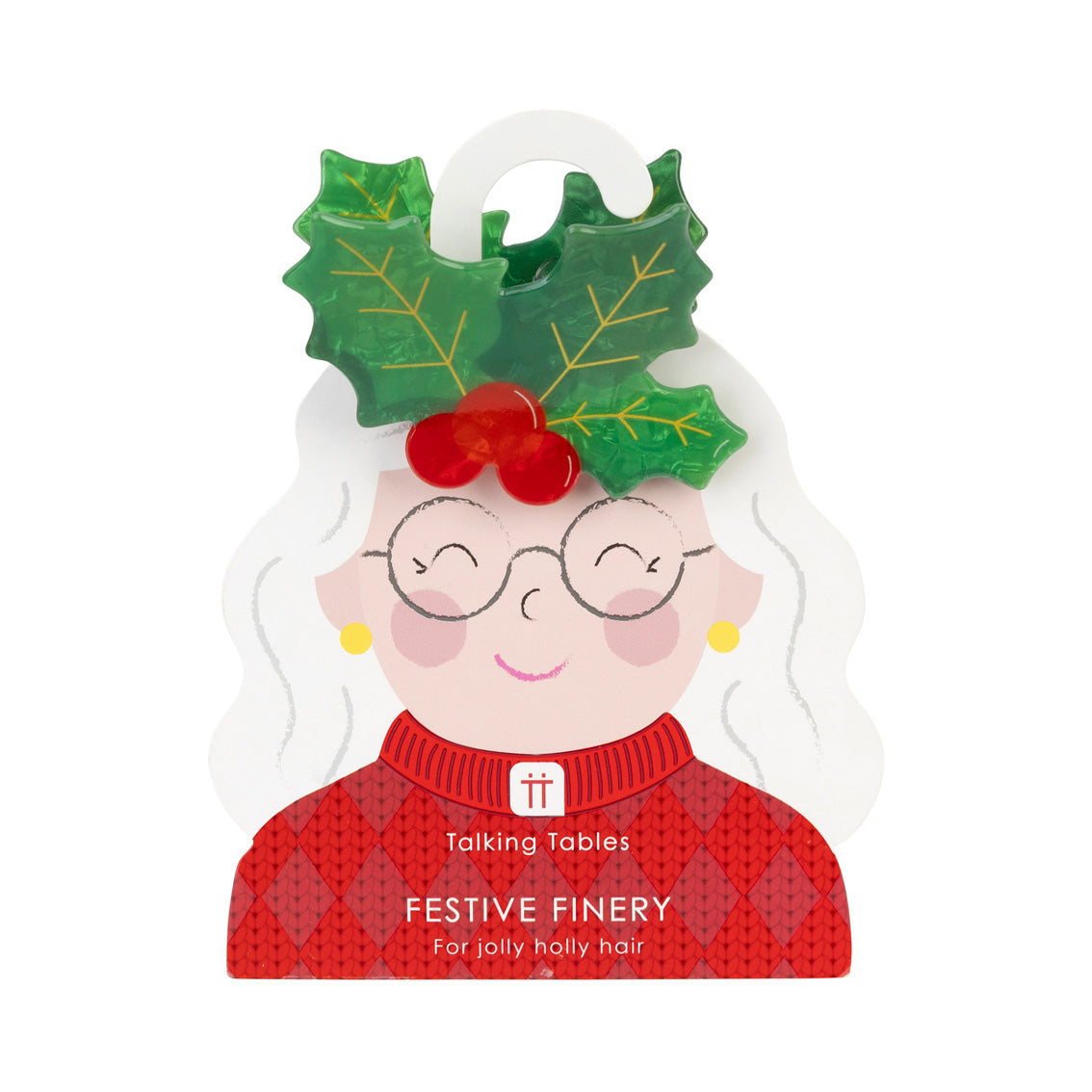 Holly Claw Hair Clip | Stocking Filler Gifts |