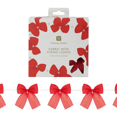 Fabric Bow LED String Lights - 2.6m | Everyday Decor |