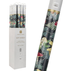 Forest Green Recycled Christmas Wrapping Paper - 3m - 16 Unit Display