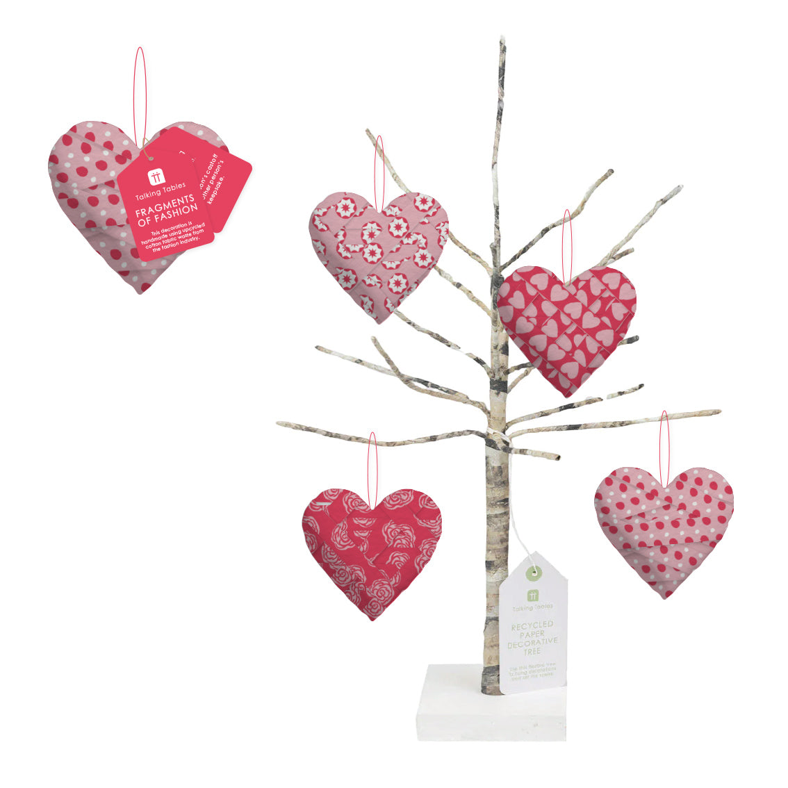 Cotton Hanging Heart Decor - Display | Wedding Decor |