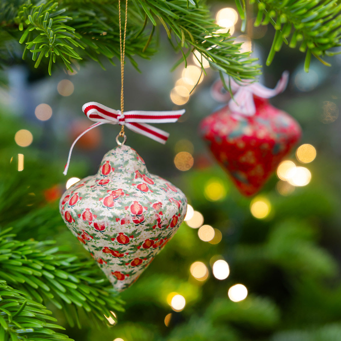 Fragments of Fashion Handmade Christmas Tree Decorations