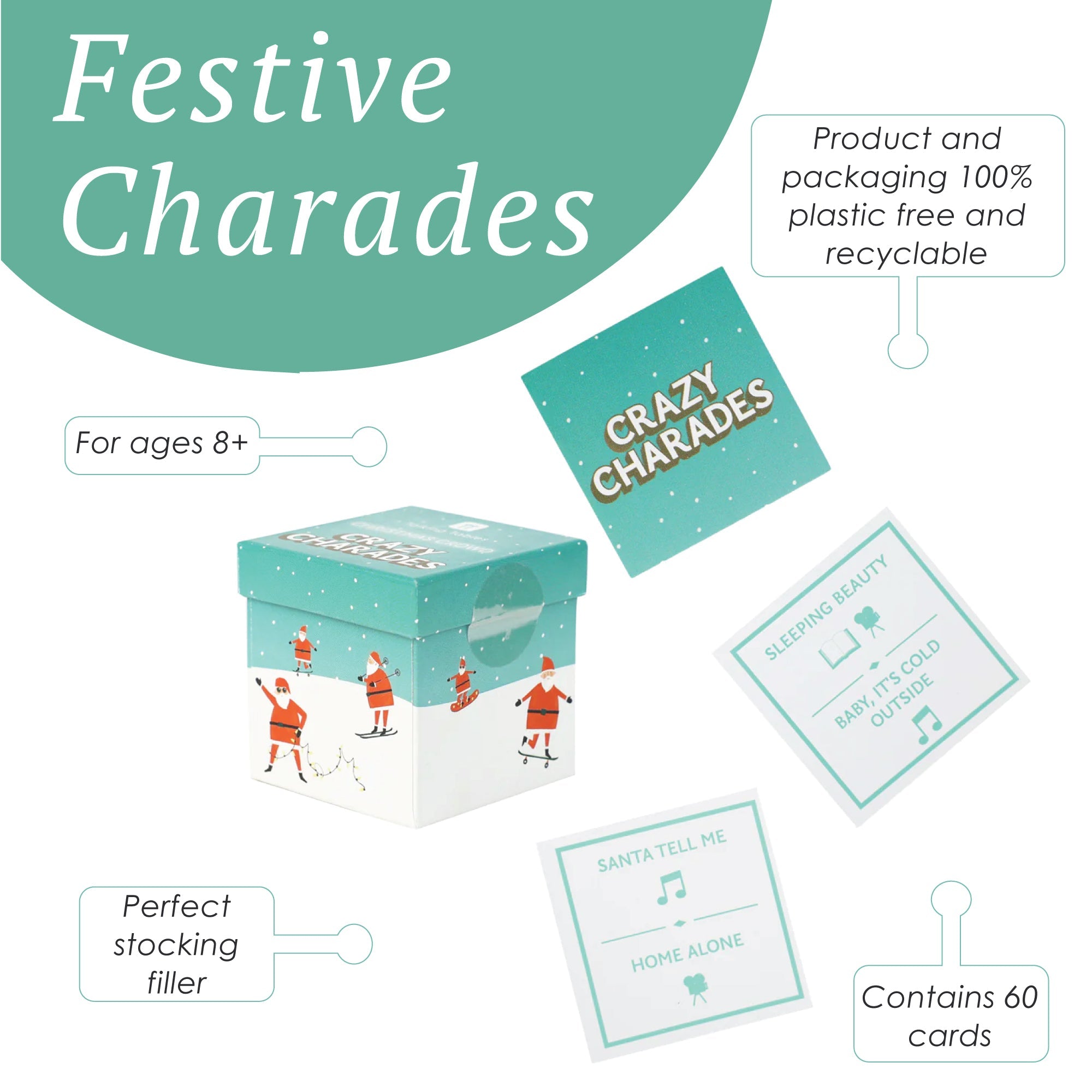 Christmas Charades Game - 12 Unit Display | Christmas Games |