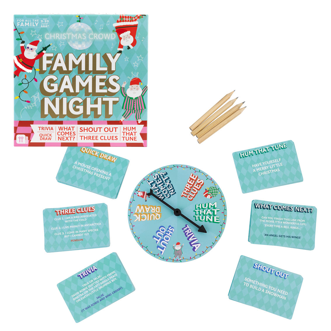 Christmas Family Games Night - 6 Games | Christmas Games |