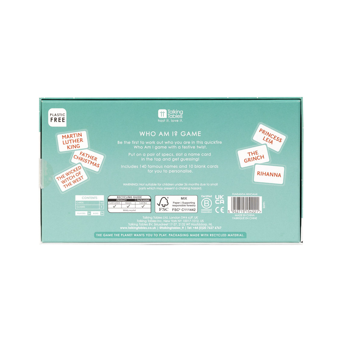 Christmas Family Who Am I Game - 6 Unit Display | Christmas Games |