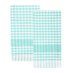 Gingham Fabric Tea Towels - 2 Pack