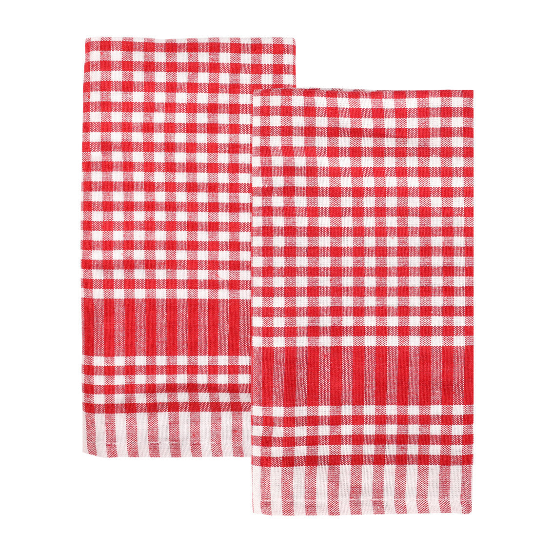 Gingham Fabric Tea Towels - 2 Pack