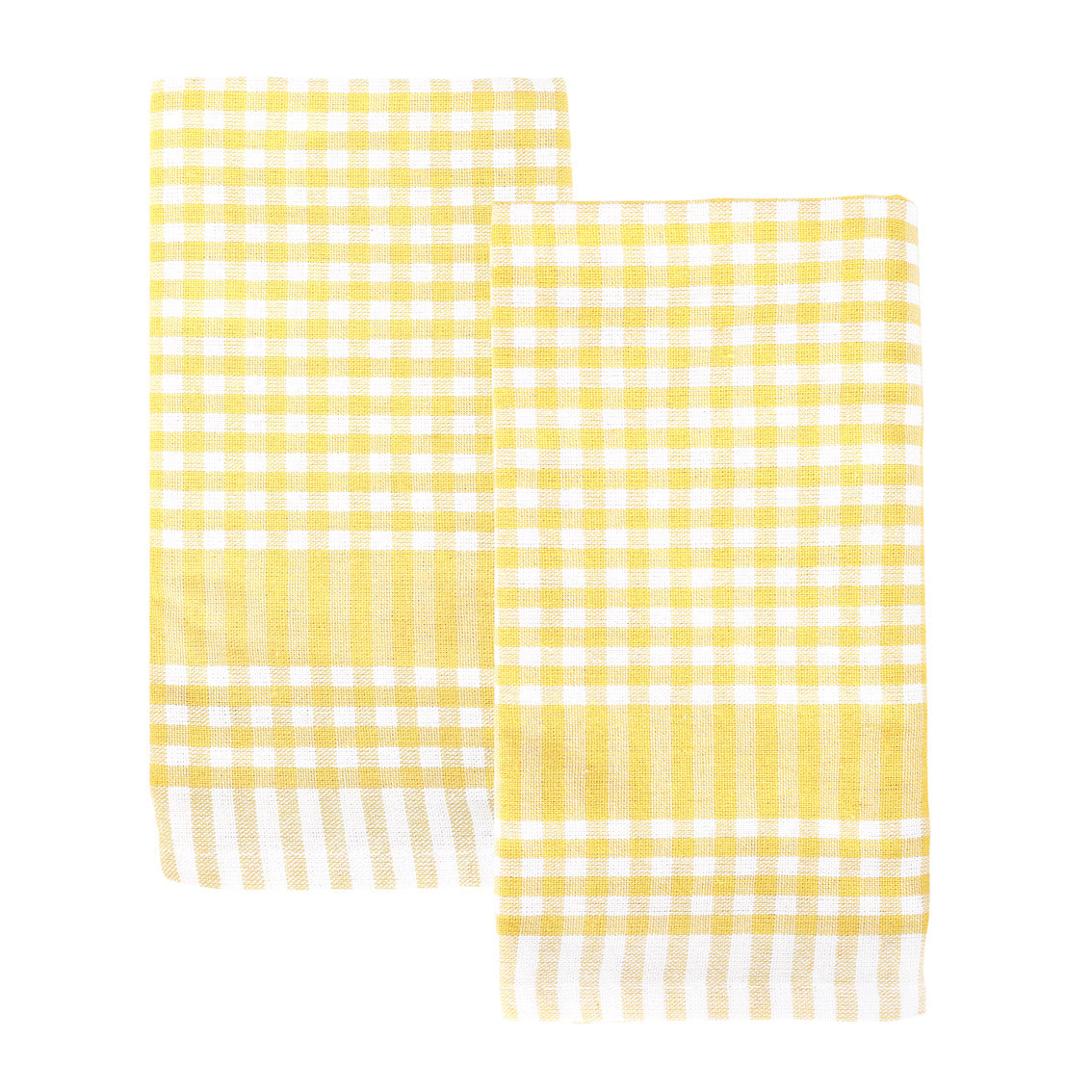 Gingham Fabric Tea Towels - 2 Pack