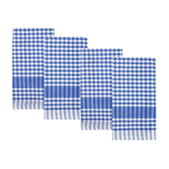 Gingham Fabric Tea Towels - 4 Pack
