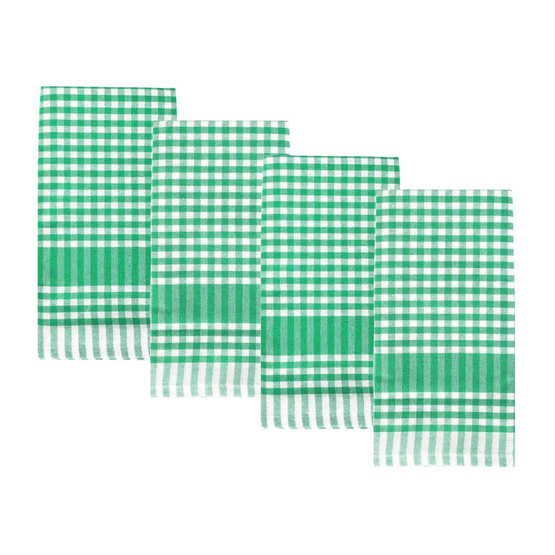 Green Gingham Fabric Napkins - 4 Pack | Summer Gifts |