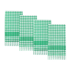 Green Gingham Fabric Napkins - 4 Pack | Summer Gifts |