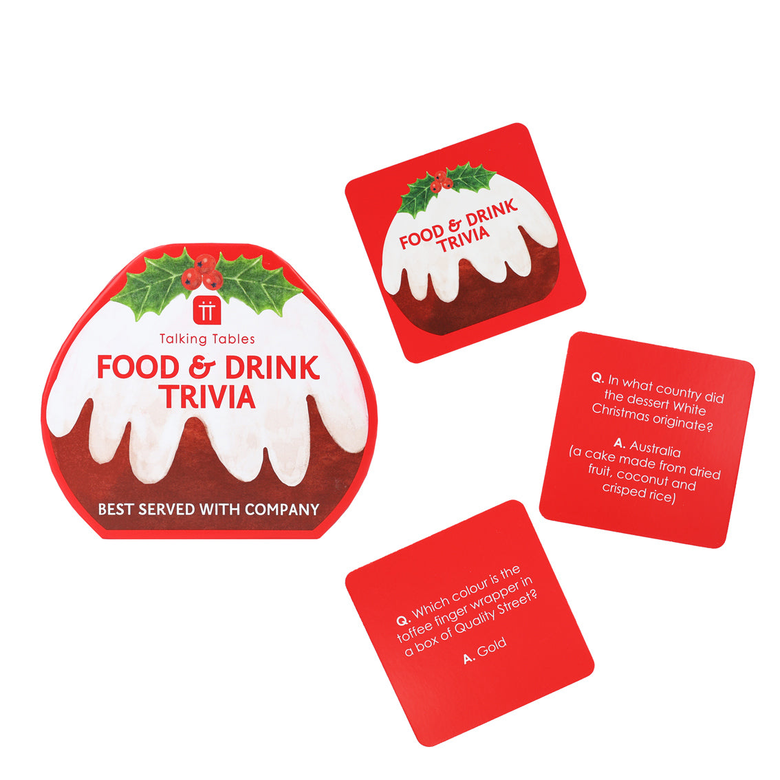 Holly Food & Drink Trivia - 6 Unit Display | Christmas Games |
