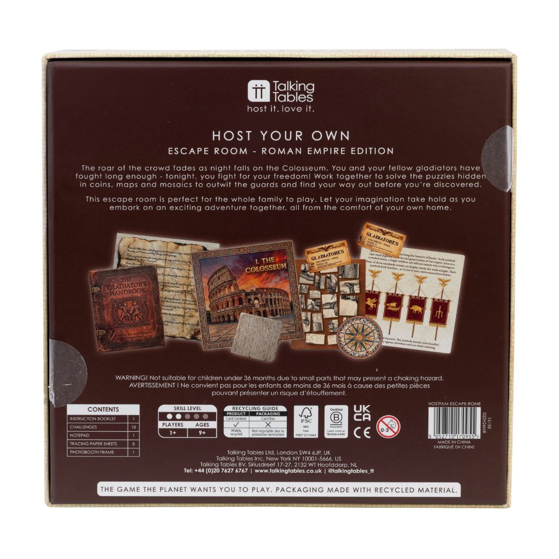 Family Escape Room - Rome Edition | Escape Room Game |