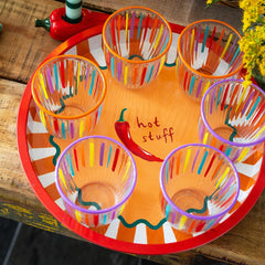 Chilli Tin Tray - 30cm