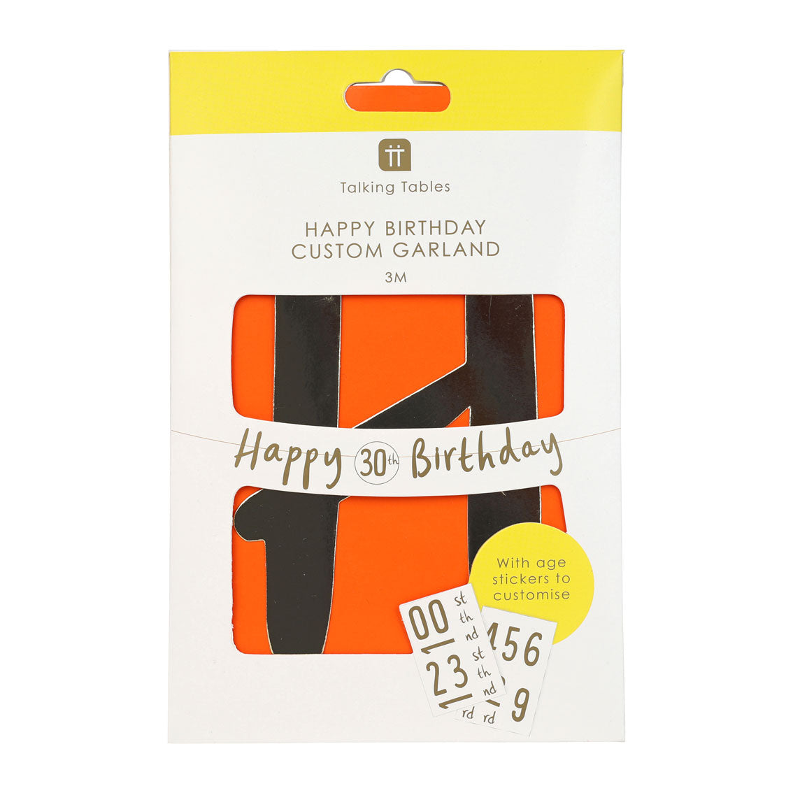 Customisable Happy Birthday Garland - 3m | Birthday Decor |