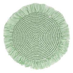 Meadow Sage Raffia Placemat - 2 Pack