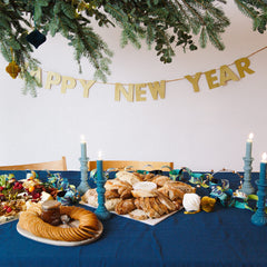 Gold Happy New Year Garland - 2m