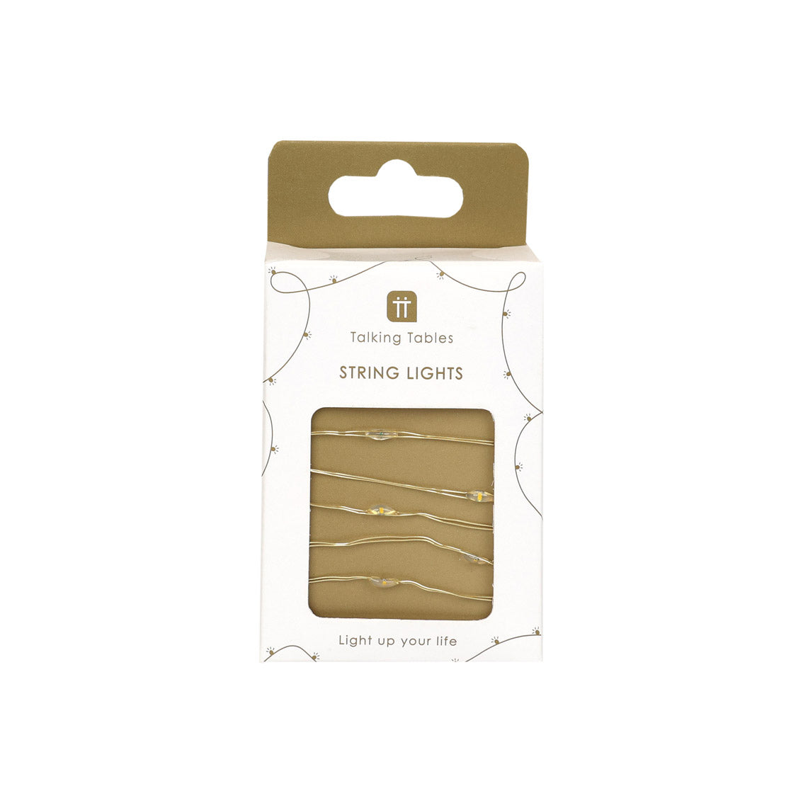 Gold LED String Lights - 3m - Display