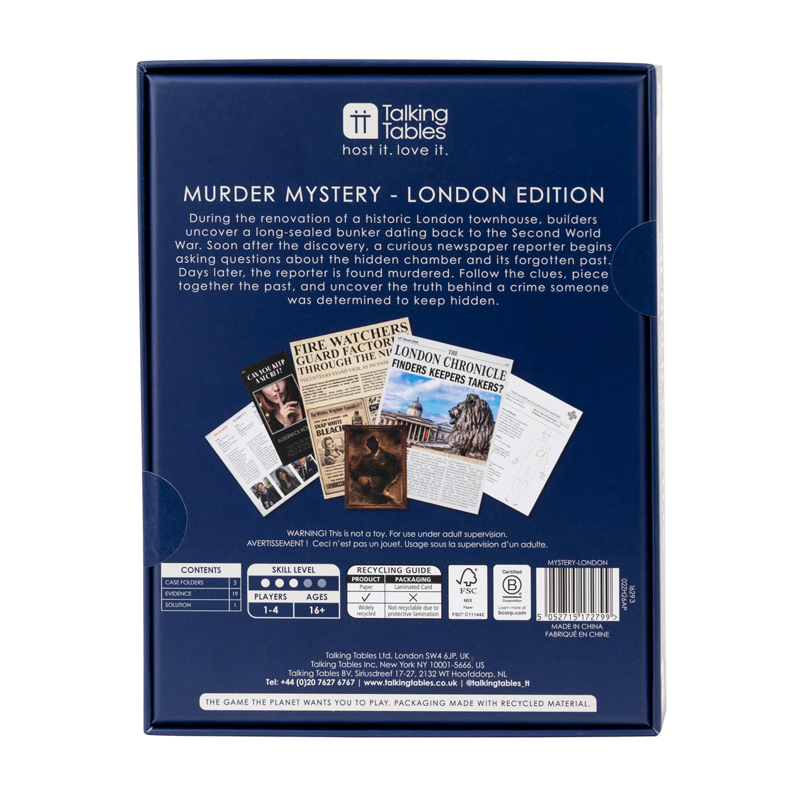 Murder Mystery in London | Crime Solving Game |