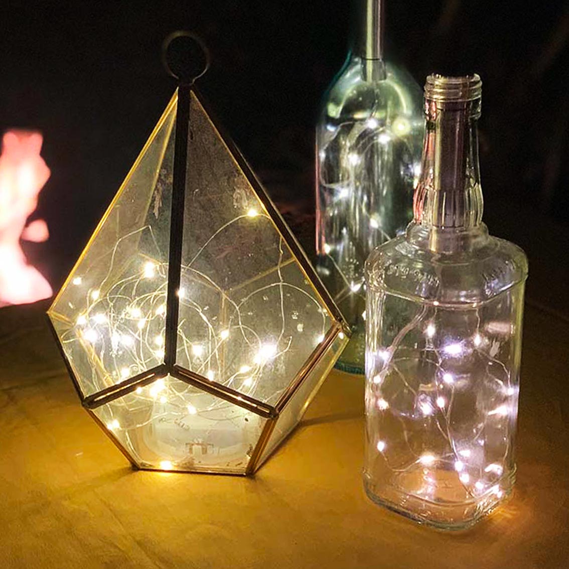 Gold Bottle Light - 1m - Display