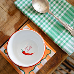 Green Gingham Fabric Napkins - 4 Pack | Summer Gifts |