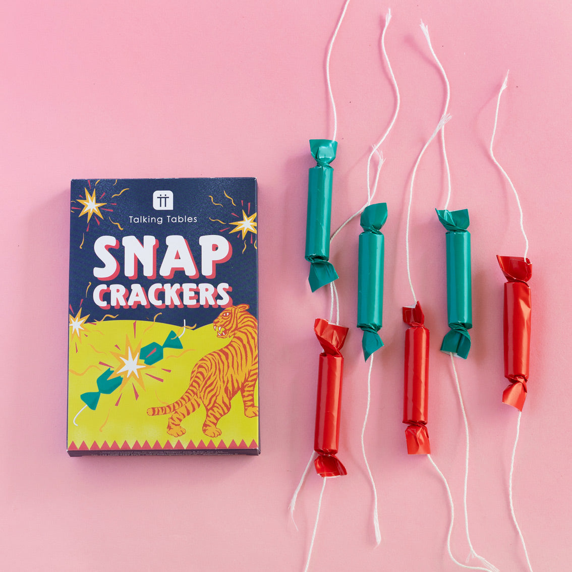 Indoor Snap Crackers - 10 Pack Display | Christmas Decor |