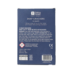 Indoor Snap Crackers - 10 Pack Display | Christmas Decor |