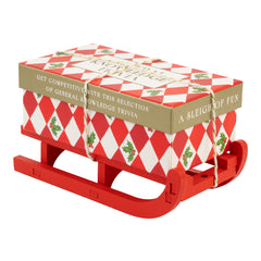 General Knowledge Trivia Christmas Mini Sleigh - 6.5cm | Christmas Game |