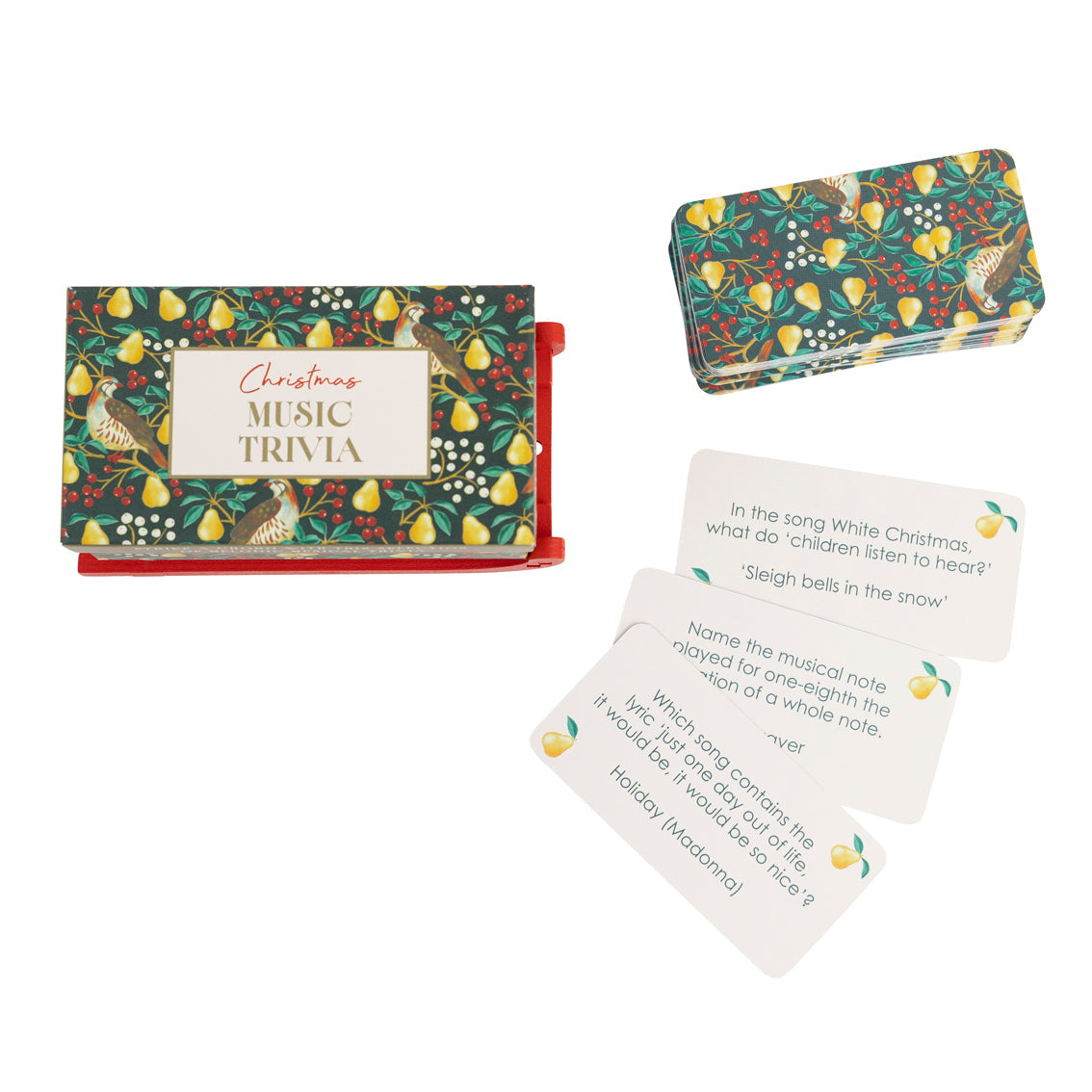 Music Trivia Christmas Mini Sleigh - 6.5cm | Christmas Game |