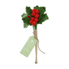 Handmade Holly Christmas Crochet Sprigs Bundle | Seasonal Decor |