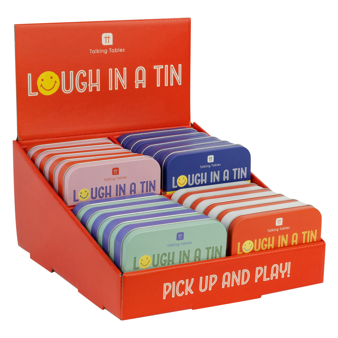Laugh in a Tin - 20 Unit Mixed Display | Travel Games |