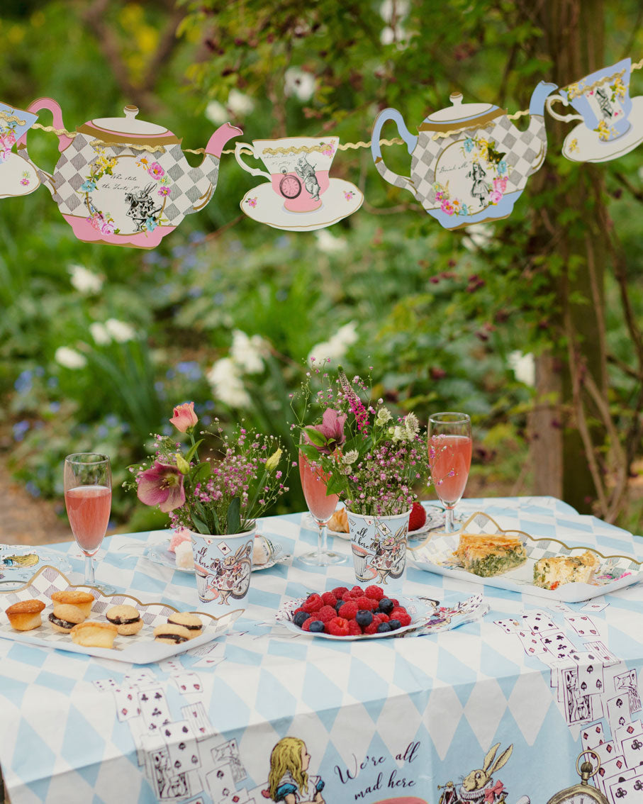Alice in Wonderland Teapot Bunting - 4m