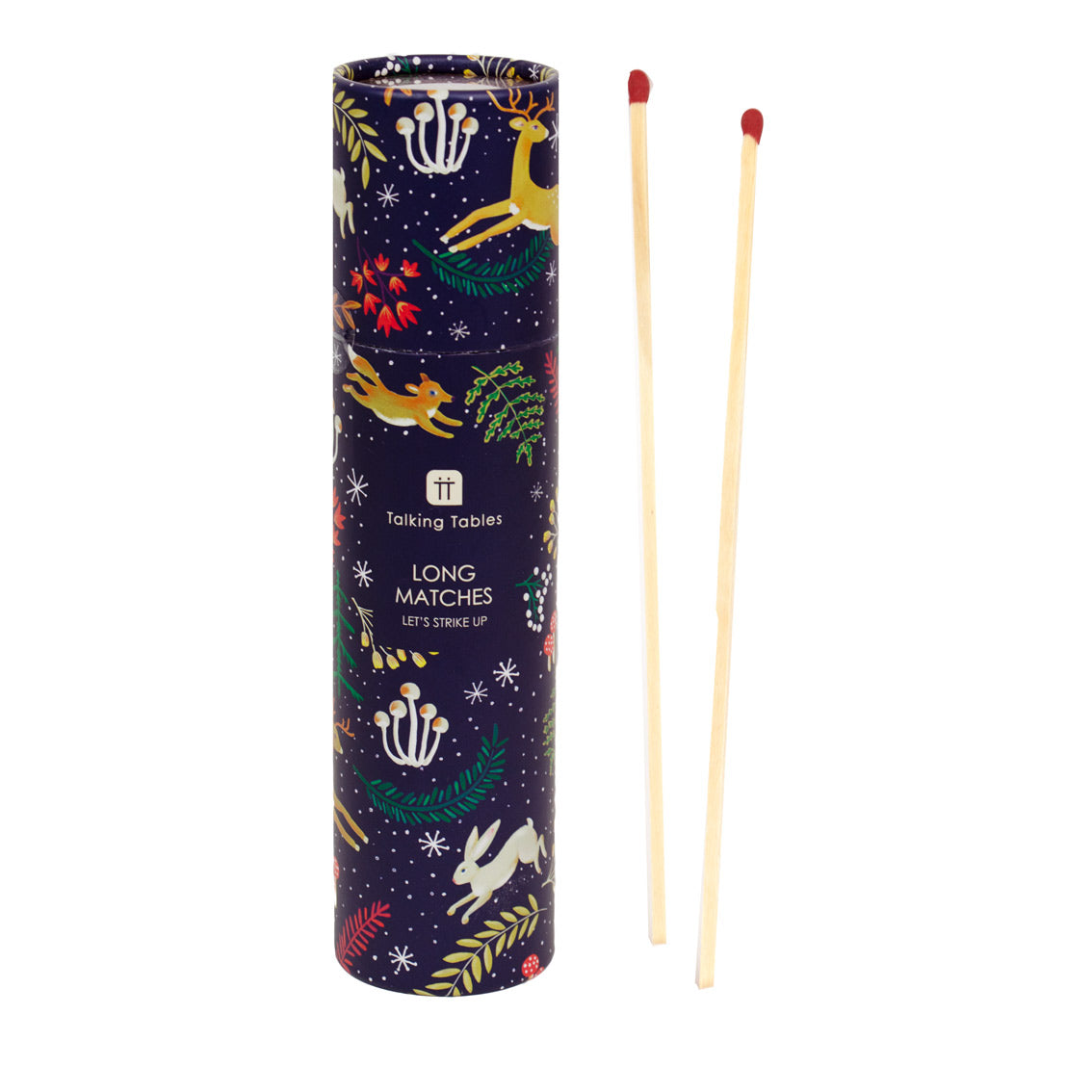 Dark Blue Tube of Matches | Festive Matches |