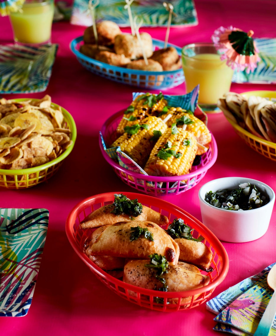 Coloured Food Baskets | Party Tableware  |