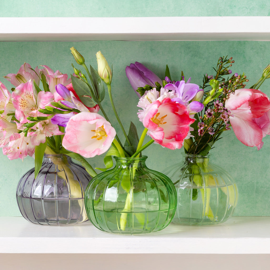 Lilac Glass Bud Vase - 8cm | Home Decor Gifts |