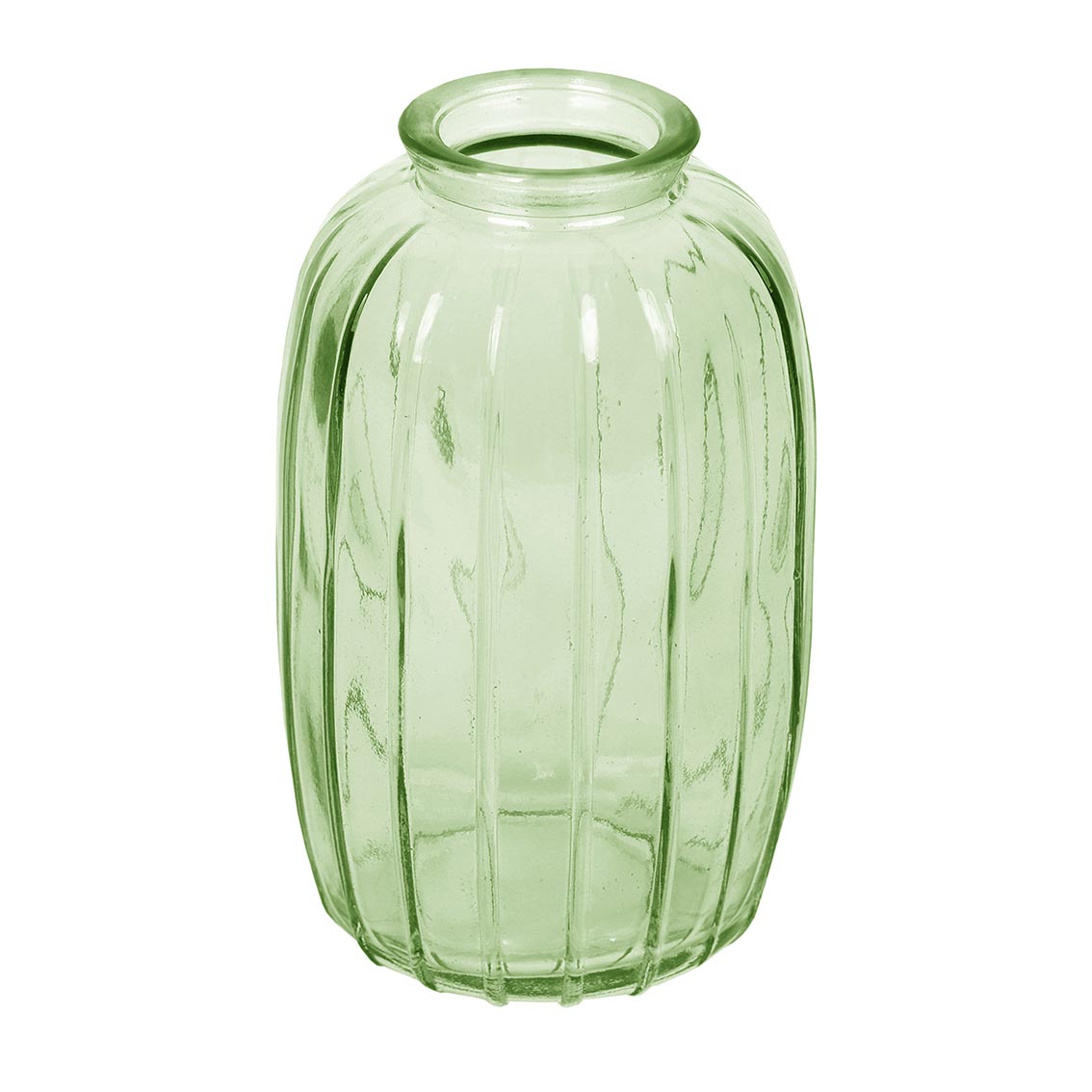 Green Glass Bud Vase - 12cm | Home Decor Gifts |